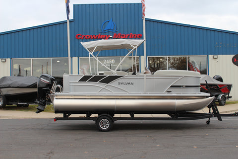 2026 Sylvan Mirage 820 Party Fish, Mercury 90 CT, EZ Loader Trailer