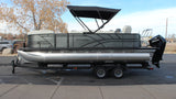 2026 Sylvan X3 Party Fish Tritoon, Mercury 200XL, EZ Loader Trailer