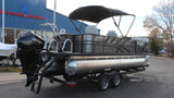 2026 Sylvan X3 Party Fish Tritoon, Mercury 200XL, EZ Loader Trailer