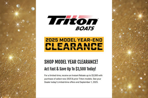 Triton Boats Year-End Clearance